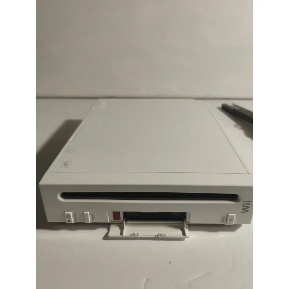 Nintendo Wii Console And Chord, Sensor Bar (No AV Cord) TESTED